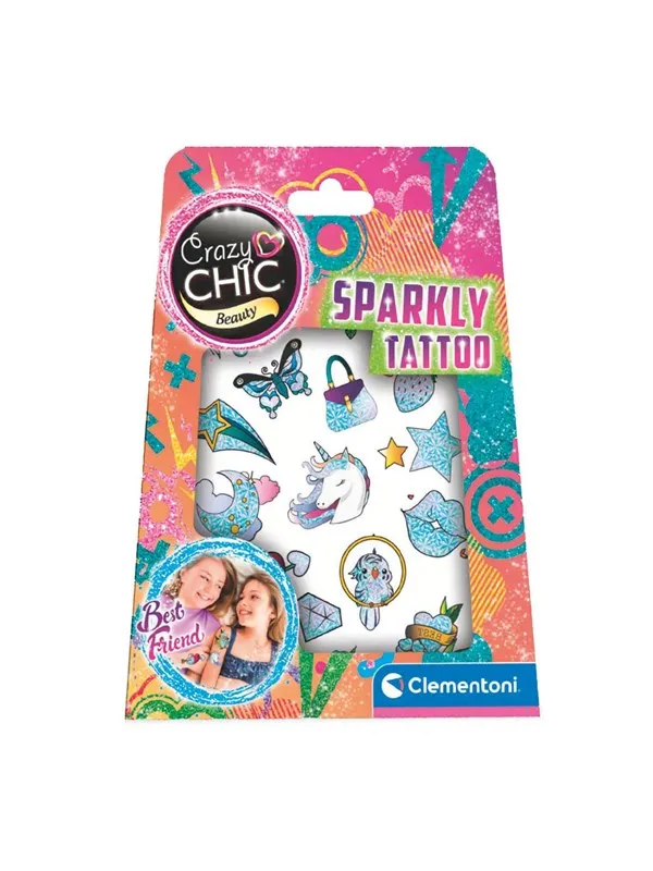 Clementoni Crazy Chic - Urban Tattoo Glitter