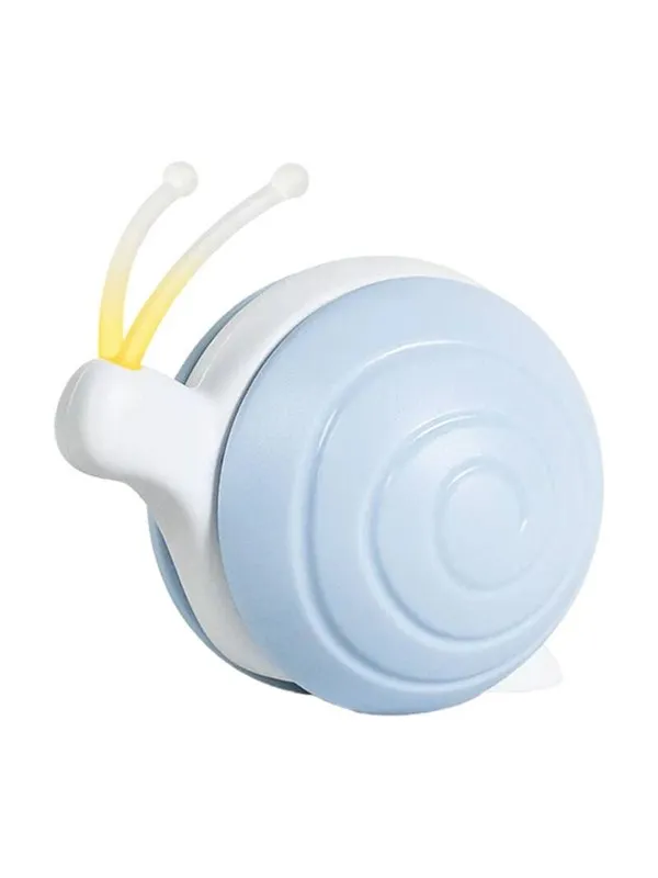 Cheerble Interactive Cat Toy: Wicked Snail (Blue)