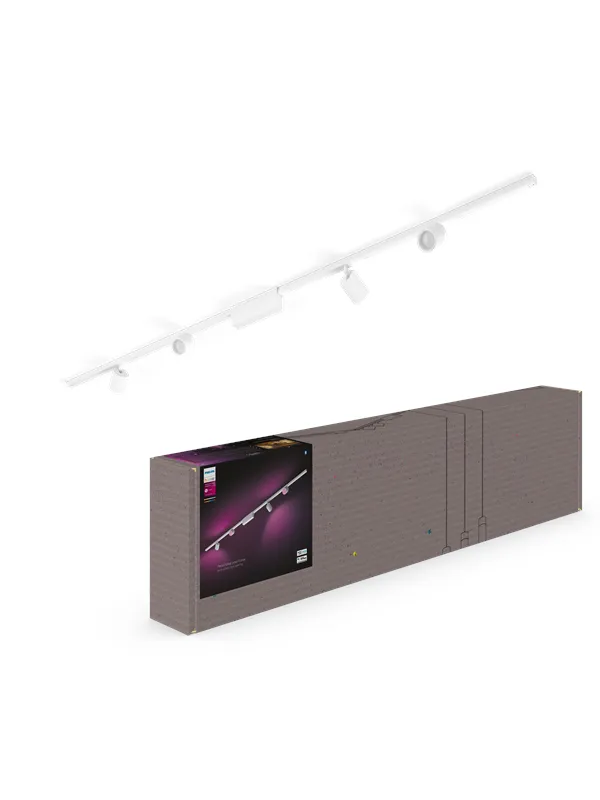 Philips Hue Perifo Ceiling Set - 4 Cylinder Spots - White