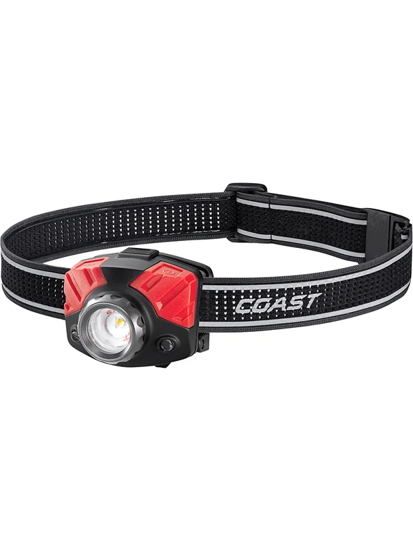 Coast Headlamp FL75 700 lumen Twist Focus system white/red/green incl. 3 x AAA batteries