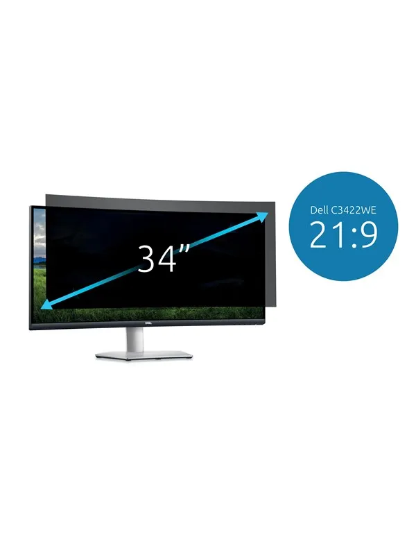 Kensington Dell 34" (21:9) C3422WE buet skjerm toveis avtakbart skjermfilter