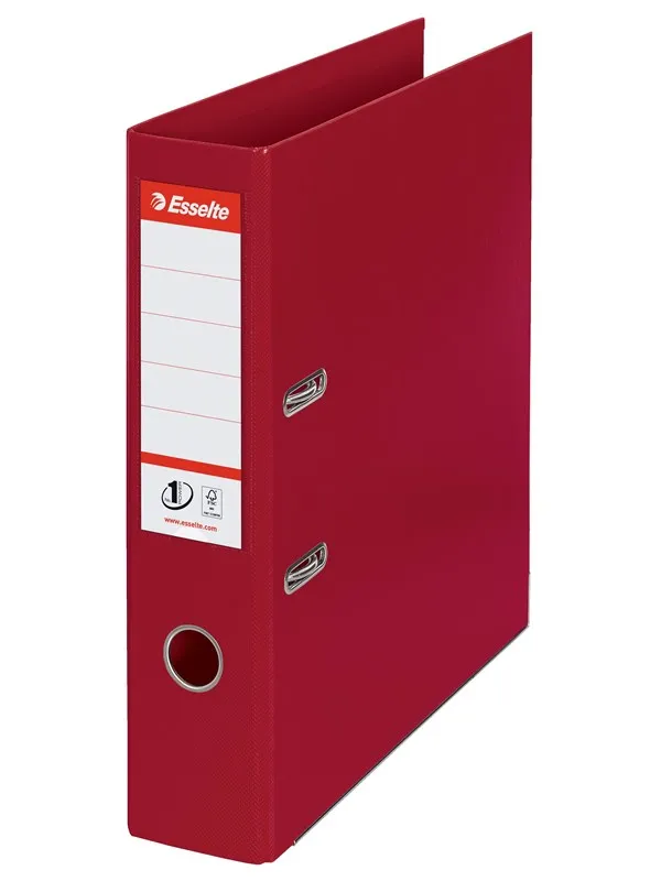 Esselte Brevordner  No.1 PP FSC® A4/75 mm Vinrød
