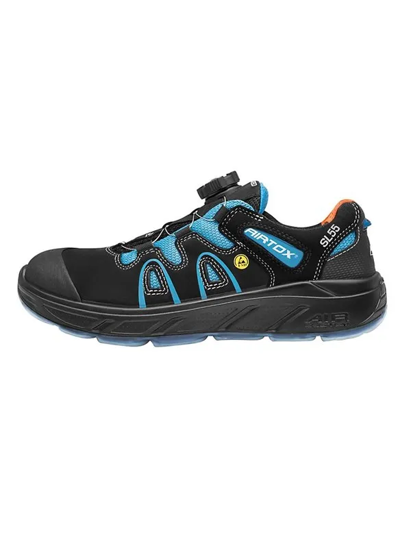 AIRTOX SL55 safety shoes ESD UTURN breathable wide fit shock absorbing Size 43