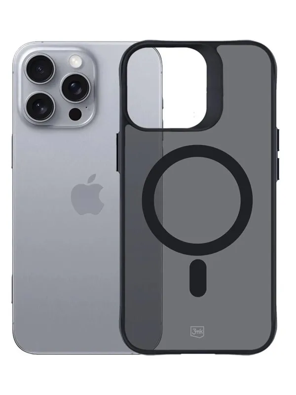 3mk Smoke MagCase with MagSafe for iPhone 16 Pro Max - Semi-Transparent