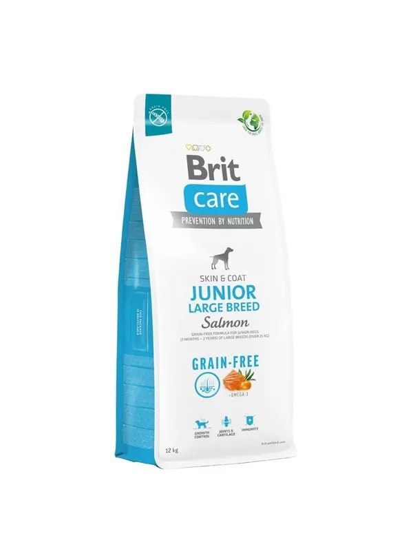 Brit Care Grain-Free Junior Large Breed Salmon - s