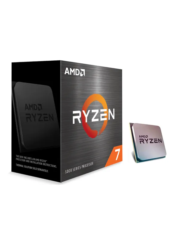 AMD Ryzen 7 5800X Prosessor/CPU - 8 kjerner - 3.8 GHz - AMD AM4 - AMD Boks (uten kjøler)
