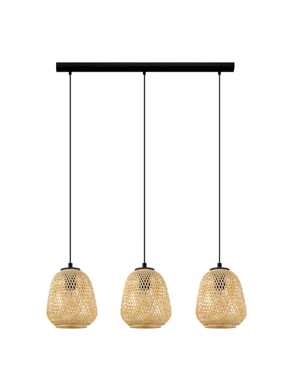 EGLO DEMBLEBY long table pendant black
