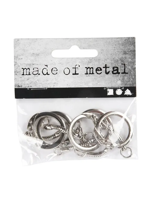 Creativ Company Keychain with closure 5pcs.