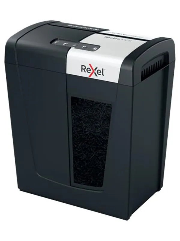 Rexel Secure MC6 Whisper-Shred ™ mikrokutt makuleringsmaskin P-5, 6 ark