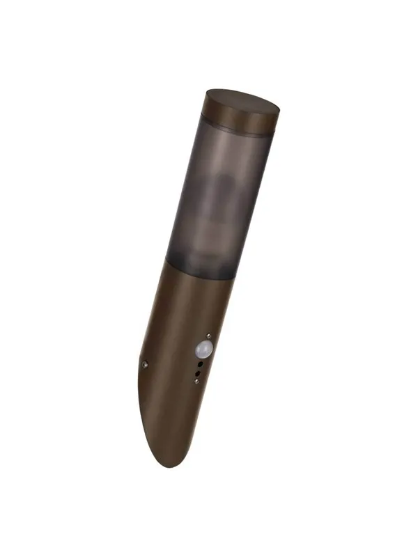 EGLO HELSINKI outdoor wall lamp with sensor rust brown