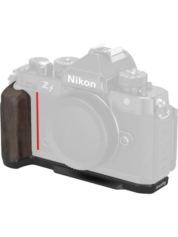 SmallRig L-Shape Mount Plate with Wooden Handle for Nikon Z f 4801