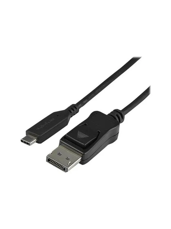 StarTech.com 3.3 ft. (1 m) - USB-C to DisplayPort Adapter Cable - 8K - HBR3 - external video adapter - black