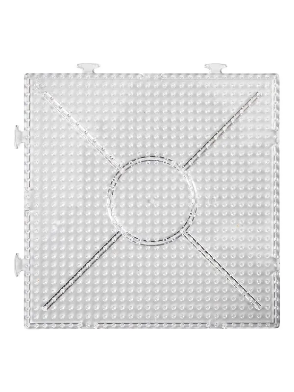 Creativ Company - Iron-on bead board Clear Square 15x15cm 2 pcs.