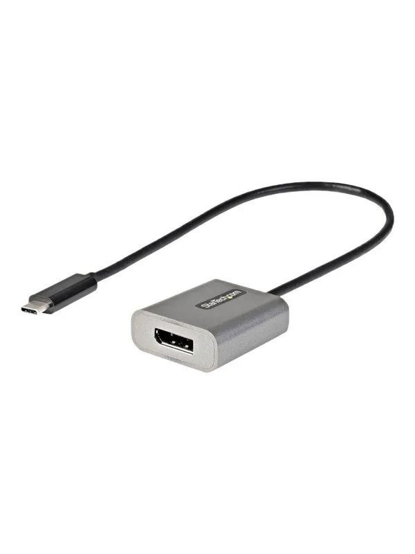 StarTech.com USB C to DisplayPort Adapter - 8K/4K 60Hz USB-C to DisplayPort 1.4 Adapter Dongle - USB Type-C to DP Monitor Video Converter - Works w/Thunderbolt 3