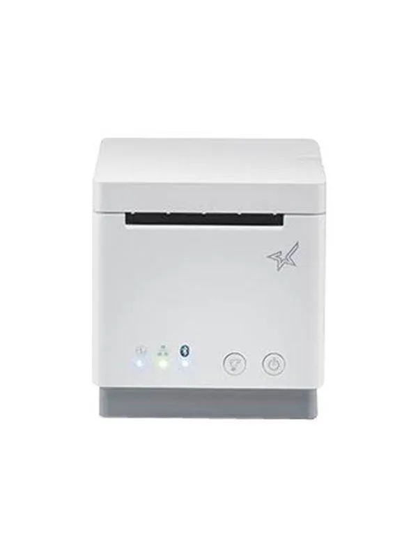 Star mC-Print2 MCP21 LB WT E+U Thermal Receipt Printer LAN USB Bluetooth iOS - Sort/hvit - Direkte termisk