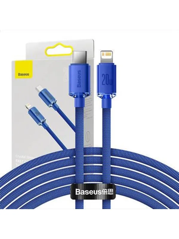 Baseus Crystal Shine cable USB-C to Lightning 20W PD 2m (blue)