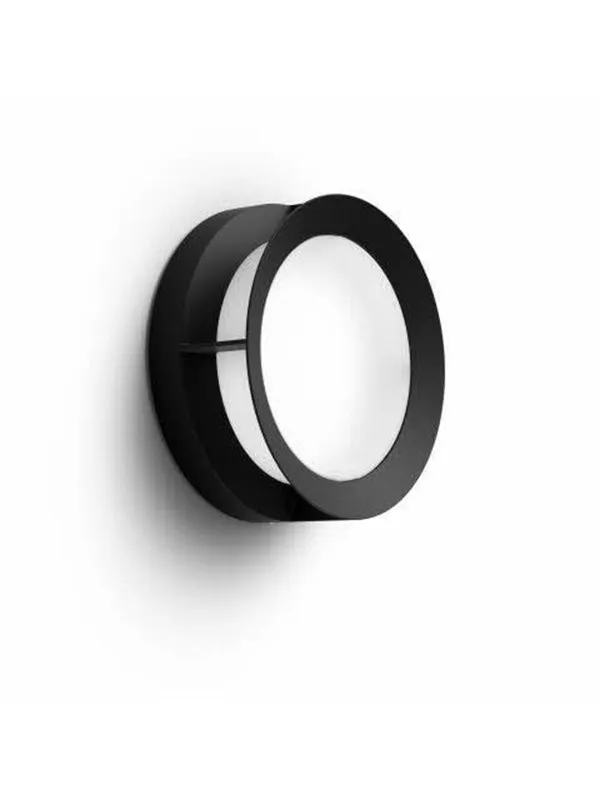 Philips Actea wall lantern black 1x12w 176v