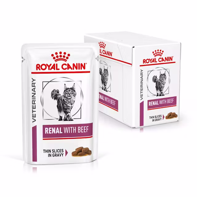 Royal Canin Renal with Beef Thin Slices In Gravy 85g (12-Pack)
