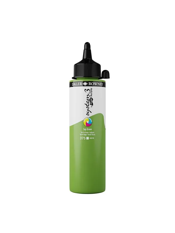 Daler-Rowney System3 Fluid Acrylic 250 ml Sap Green