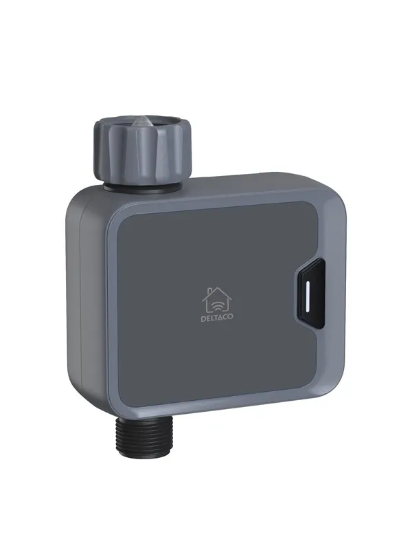 Deltaco SMART HOME WiFi Water Controller Battery-Powered IP54 Fits 1" 1/2" & 3/4" Taps