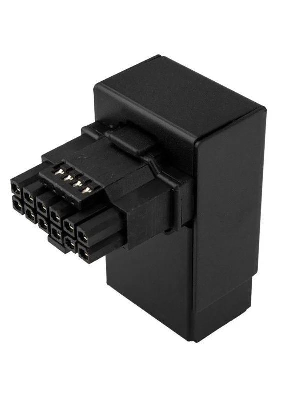 Kolink Core Pro 12V-2x6 90° Adapter - Type 1 - Black