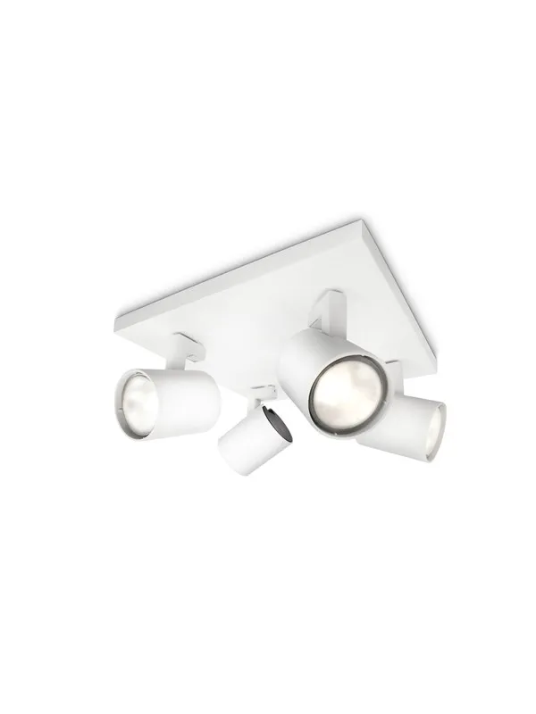Philips Runner plate/spiral white 4x50W 230V