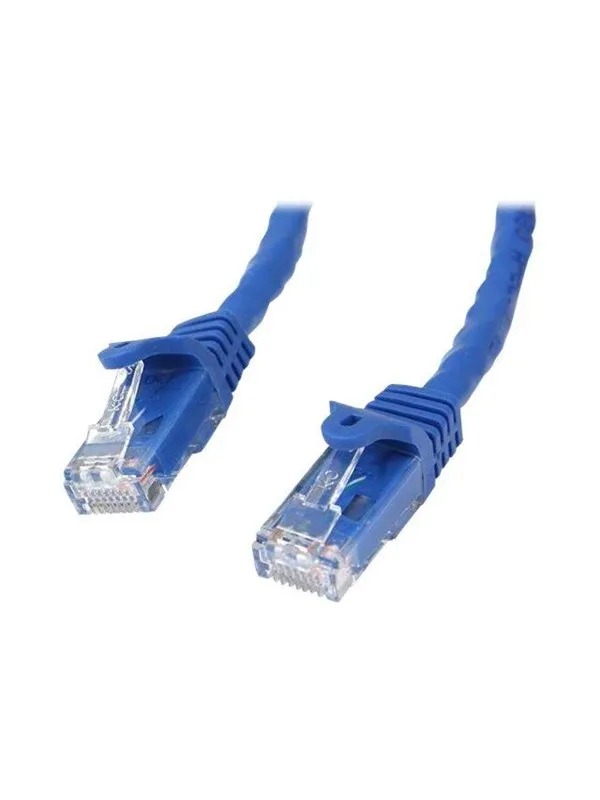 StarTech.com Gigabit Snagless RJ45 UTP Cat6 Patch Cable Cord - patch cable - 5 m - blue - Blå - 5m