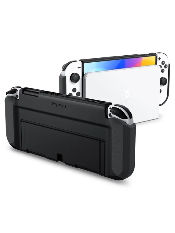 Spigen Thin Fit - black - Nintendo Switch OLED - Miscellaneous Tilbehør til spillkonsoll - Nintendo Switch OLED