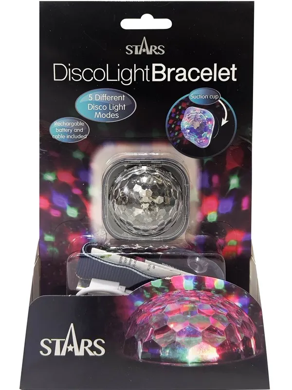 Stars Multicolored Disco Light Bracelet