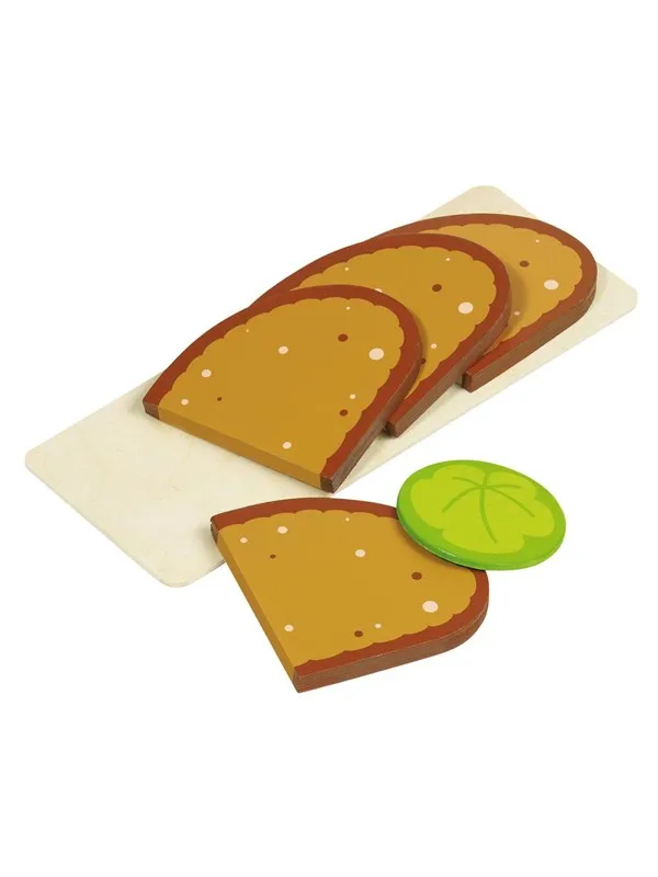 Goki Bread Board with Sandwiches Wood