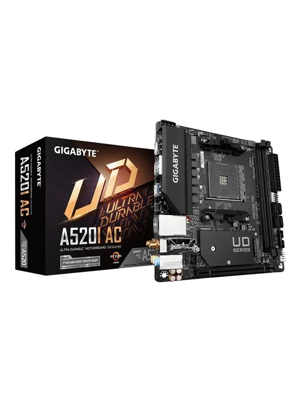 GIGABYTE A520I AC Hovedkort - AMD A520 - AMD AM4 socket - DDR4 RAM - Mini-ITX