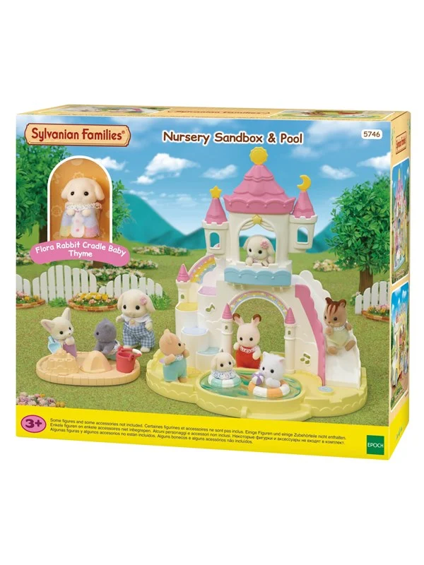 Sylvanian Families Sandkasse og svømmebasseng i barnehagen