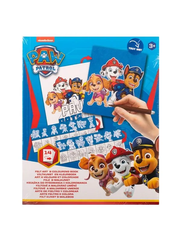 Canenco - PAW Patrol Felt Art & Coloring Book
