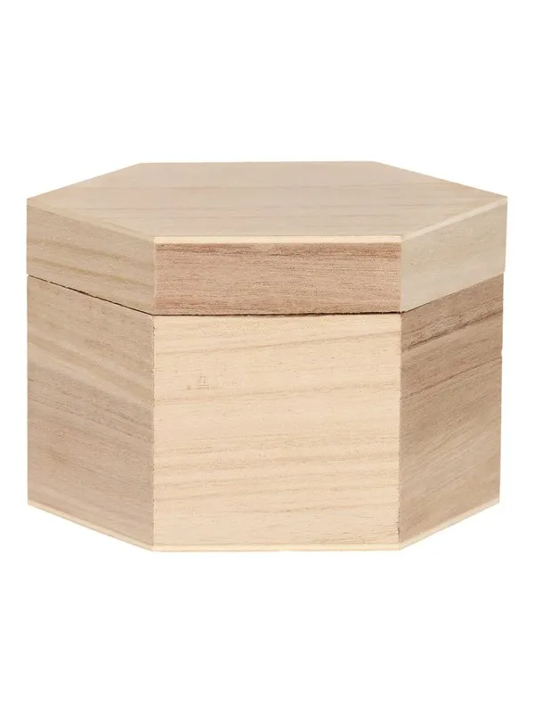 Playwood Decorate your own Box Hexagon