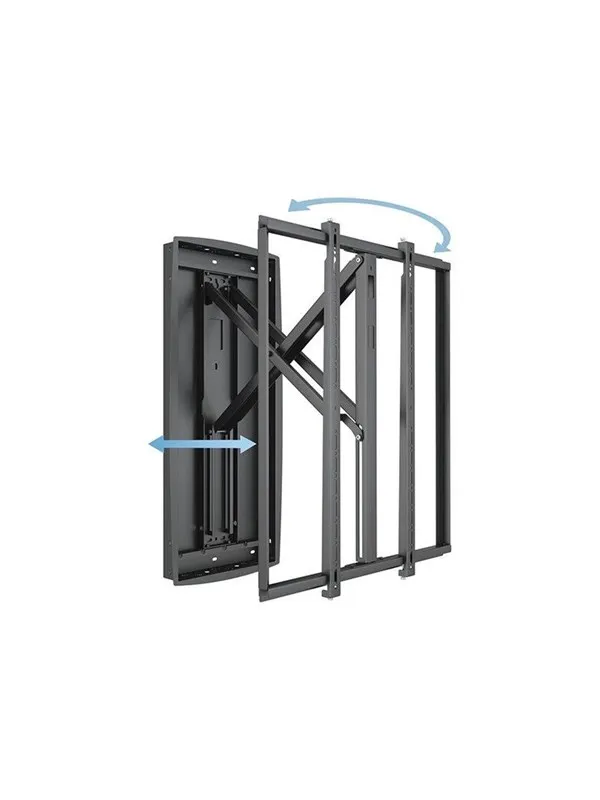 Multibrackets M mounting kit - articulating - for LCD display - XL - black - Max 45 kg - recommended for 98"