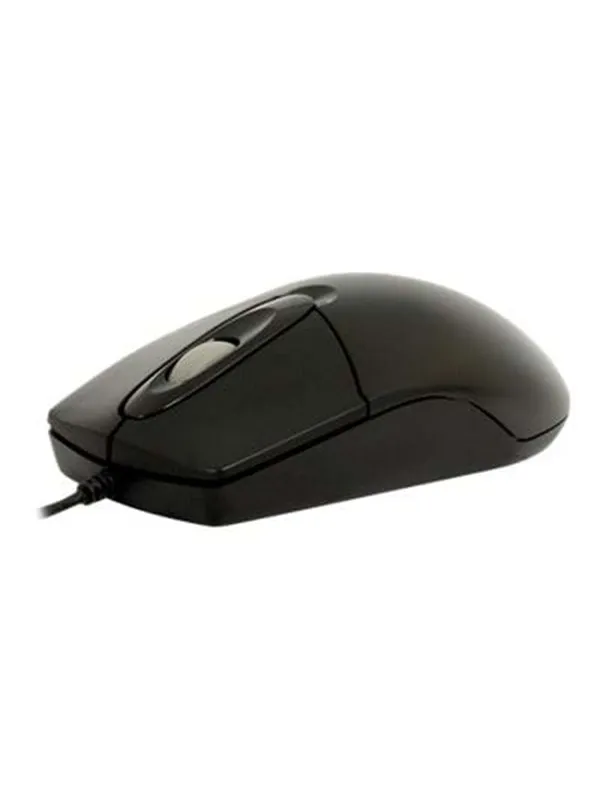 A4Tech OP-720 - Mus - Optisk - 3 knapper - Svart