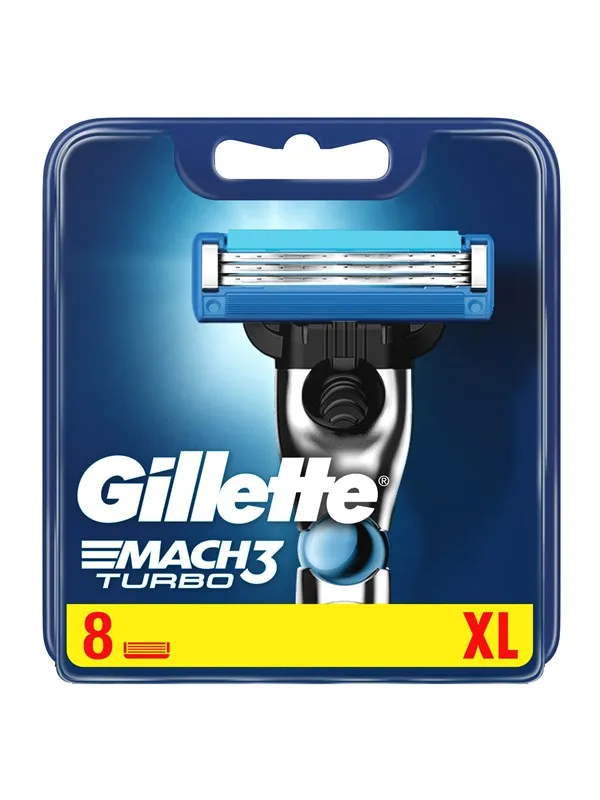 Gillette Mach3 Turbo Barberblader, 8