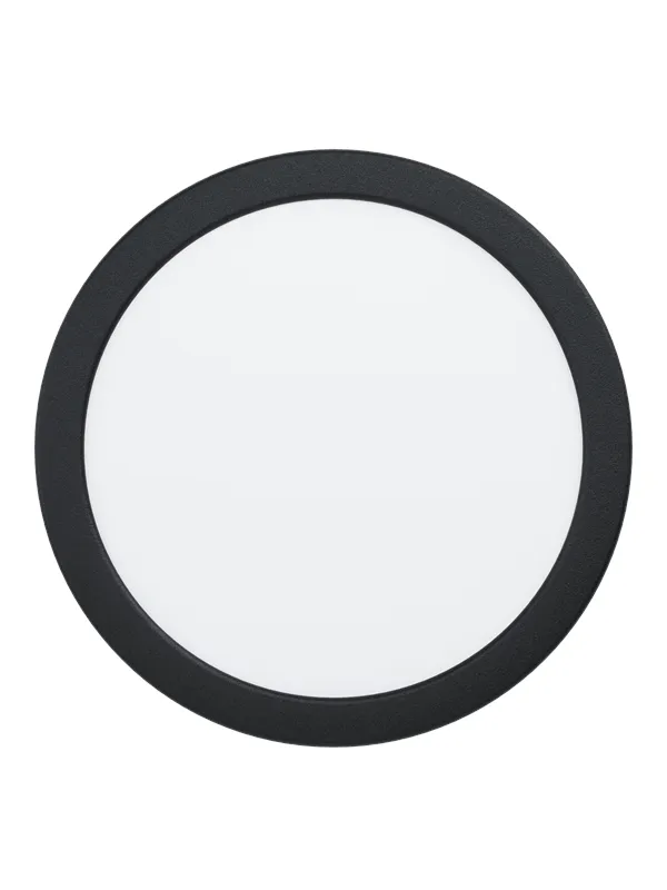 EGLO FUEVA 5 recessed spot Ø216 mm 3000K black