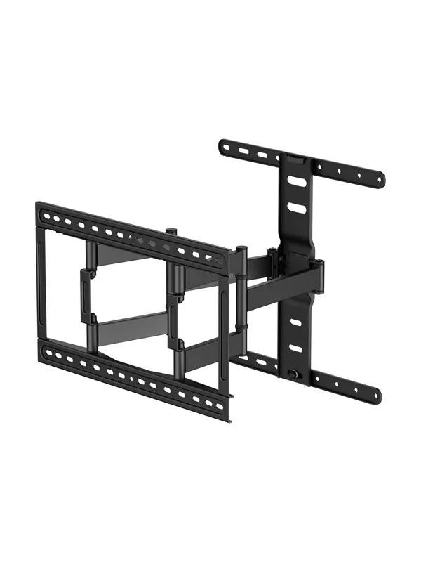 Deltaco Office ARM-0258 - Ultra-Slim mounting kit - full-motion - for LCD TV / curved LCD TV - black - Max 60 kg - recommended for 75"
