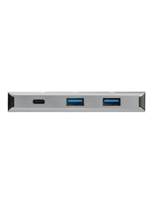 StarTech.com 4-Port USB-C Hub with PD 3.0 - 10Gbps - 3x USB-A & 1X USB-C - hub - 4 ports USB-hub - 4 porter - Grå