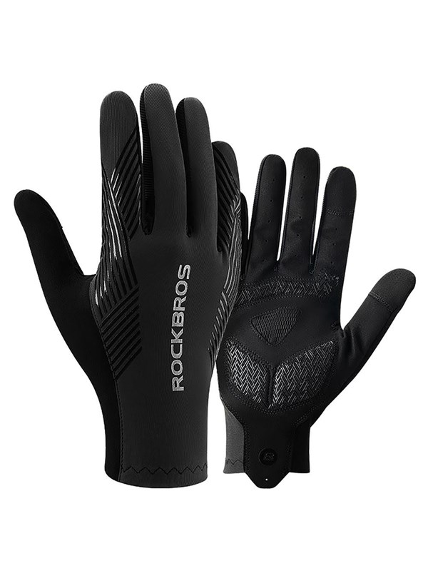 Rockbros cycling gloves spring/summer/autumn full size: XXL - black