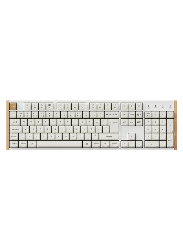 Keychron K10 HE SE Wireless Tri-Mode - Gamingtastatur - Nordisk - Hvit