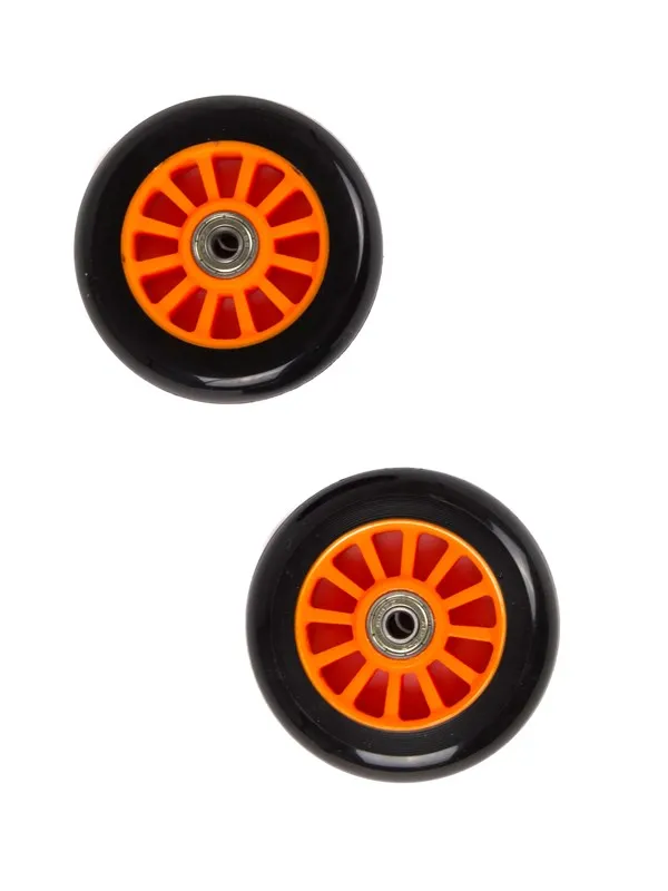 My Hood Set of Wheels 100 mm - Orange/Black