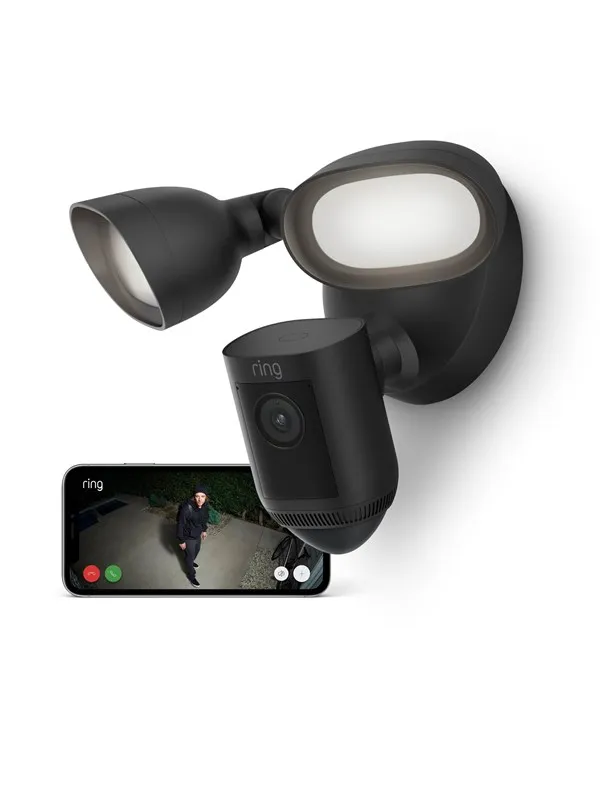 Ring Floodlight Cam Pro - Svart