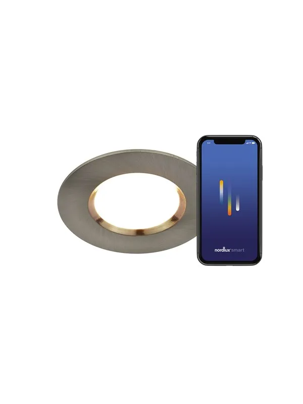 Nordlux Dorado Smart Downlight Børstet Nickel