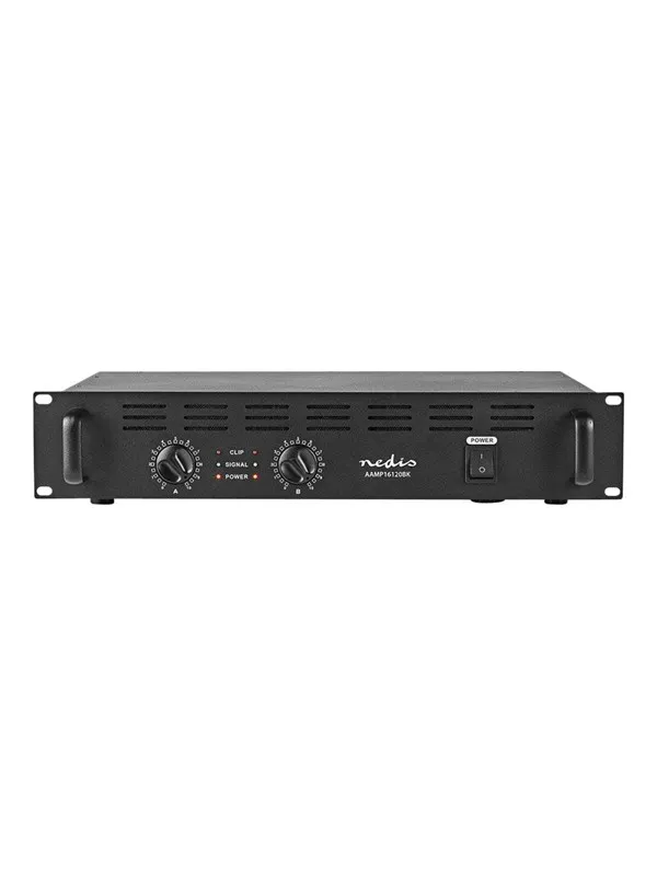 Nedis AAMP16120BK - power amplifier - Effektforsterker - Svart
