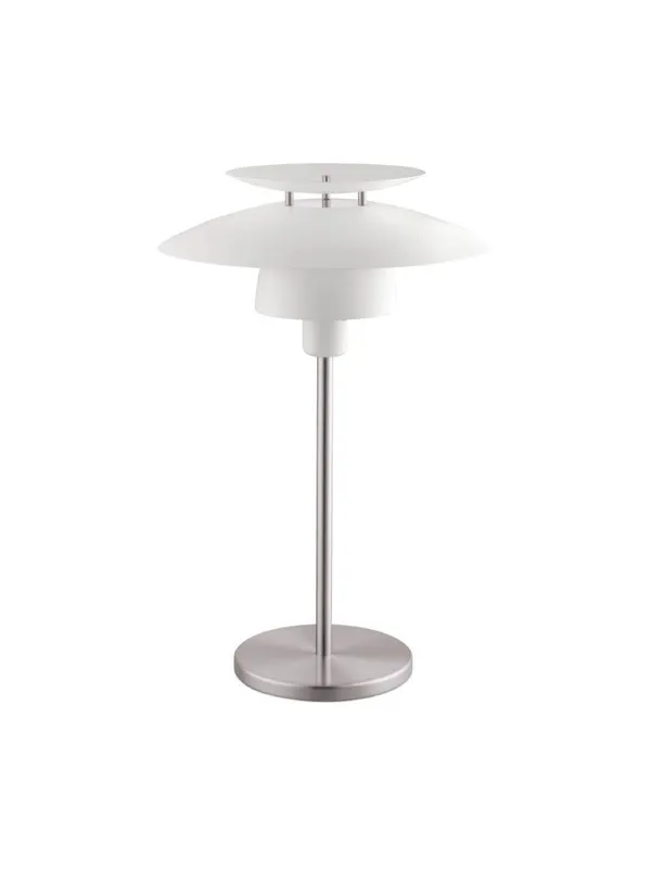 EGLO Brenda white satin nickel