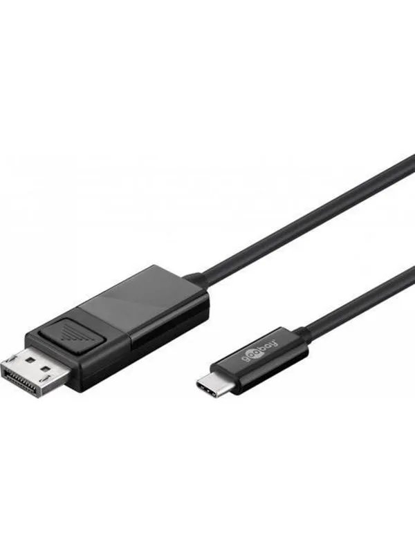 Pro USB-C - Displayport  - Black - 1.2m