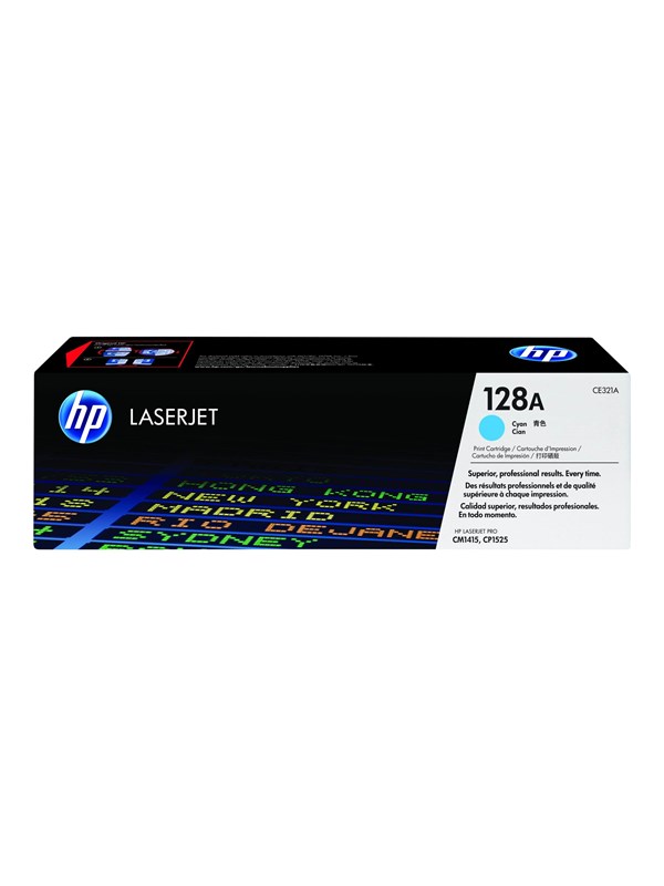 HP 128A / CE321A - Cyan Toner - Laser toner Cyan