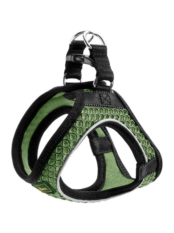 Hunter Dog harness Hilo Comfort. XXS green
